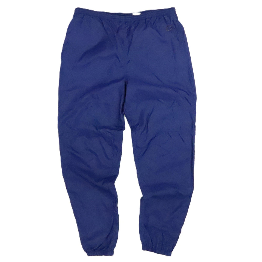 Vintage Nike Nylon Track Pants Size Large Blue