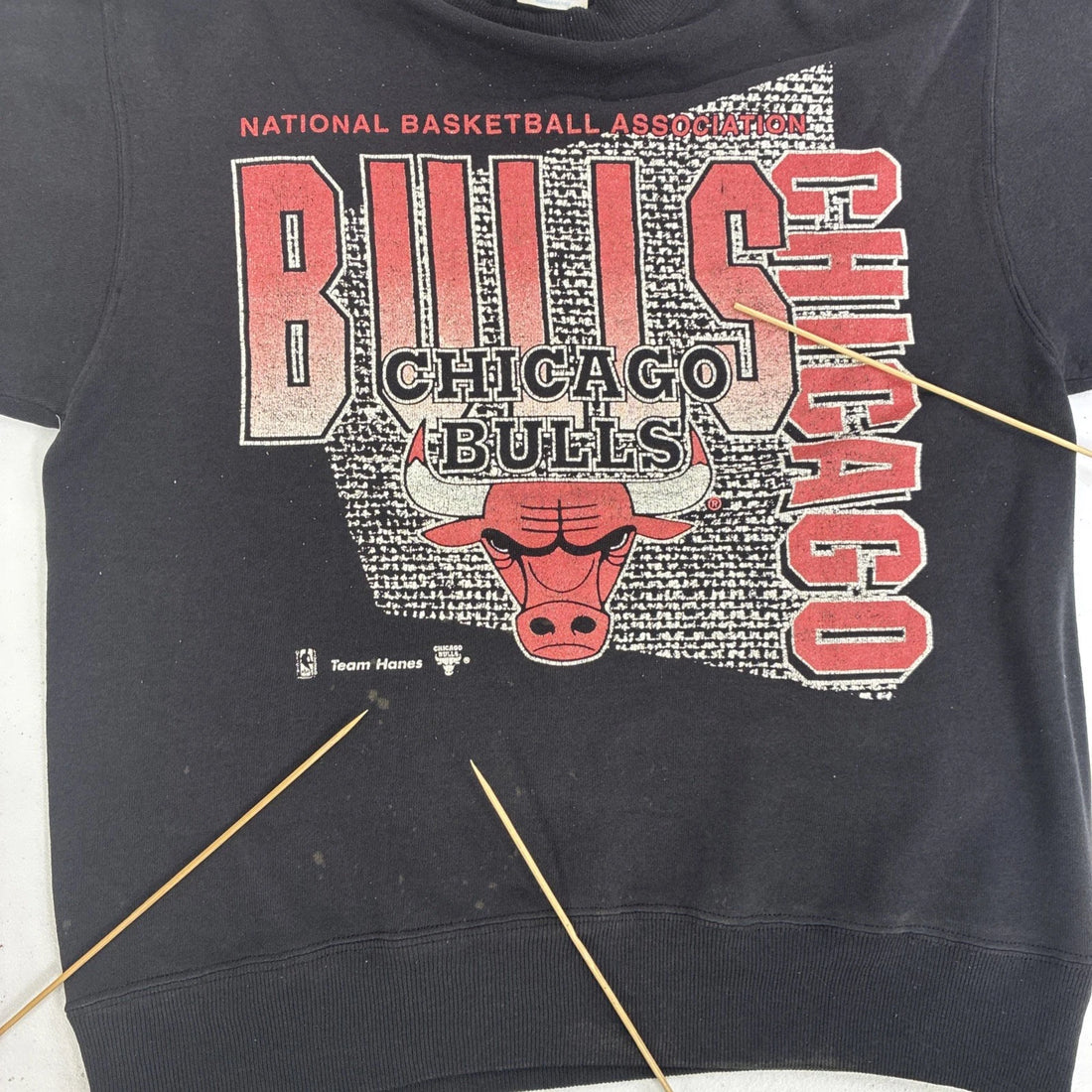Vintage Chicago Bulls Crewneck Sweatshirt Size Medium 90s NBA