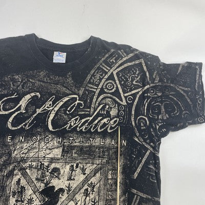 El Codice Mexico T-Shirt Size Large All Over Print