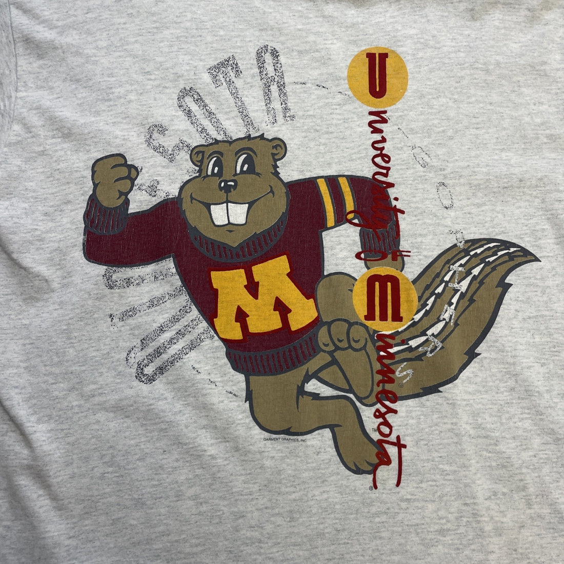 Vintage Minnesota Golden Gophers T-Shirt Size Large 90s NCAA