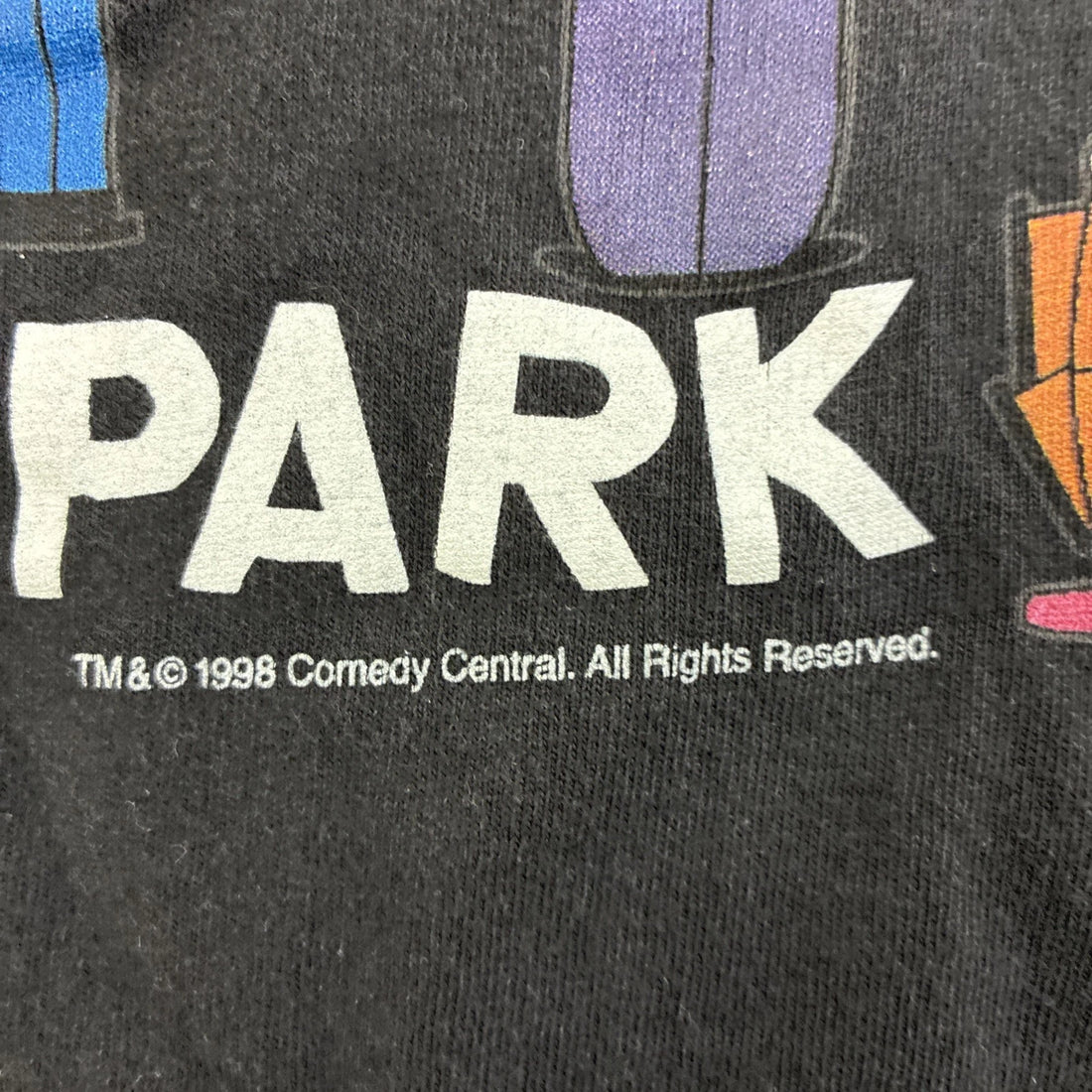 Vintage South Park T-Shirt Size Medium TV Show Promo 1998 90s