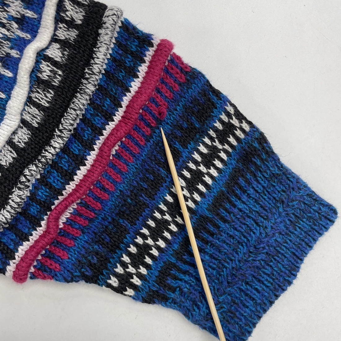 Vintage Mache 3D Knit Crewneck Sweater Size Large