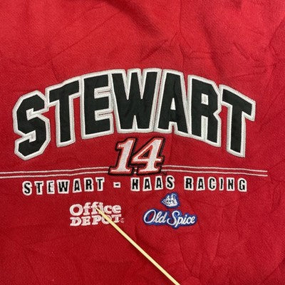 Tony Stewart Racing Sweatshirt Hoodie Size Large