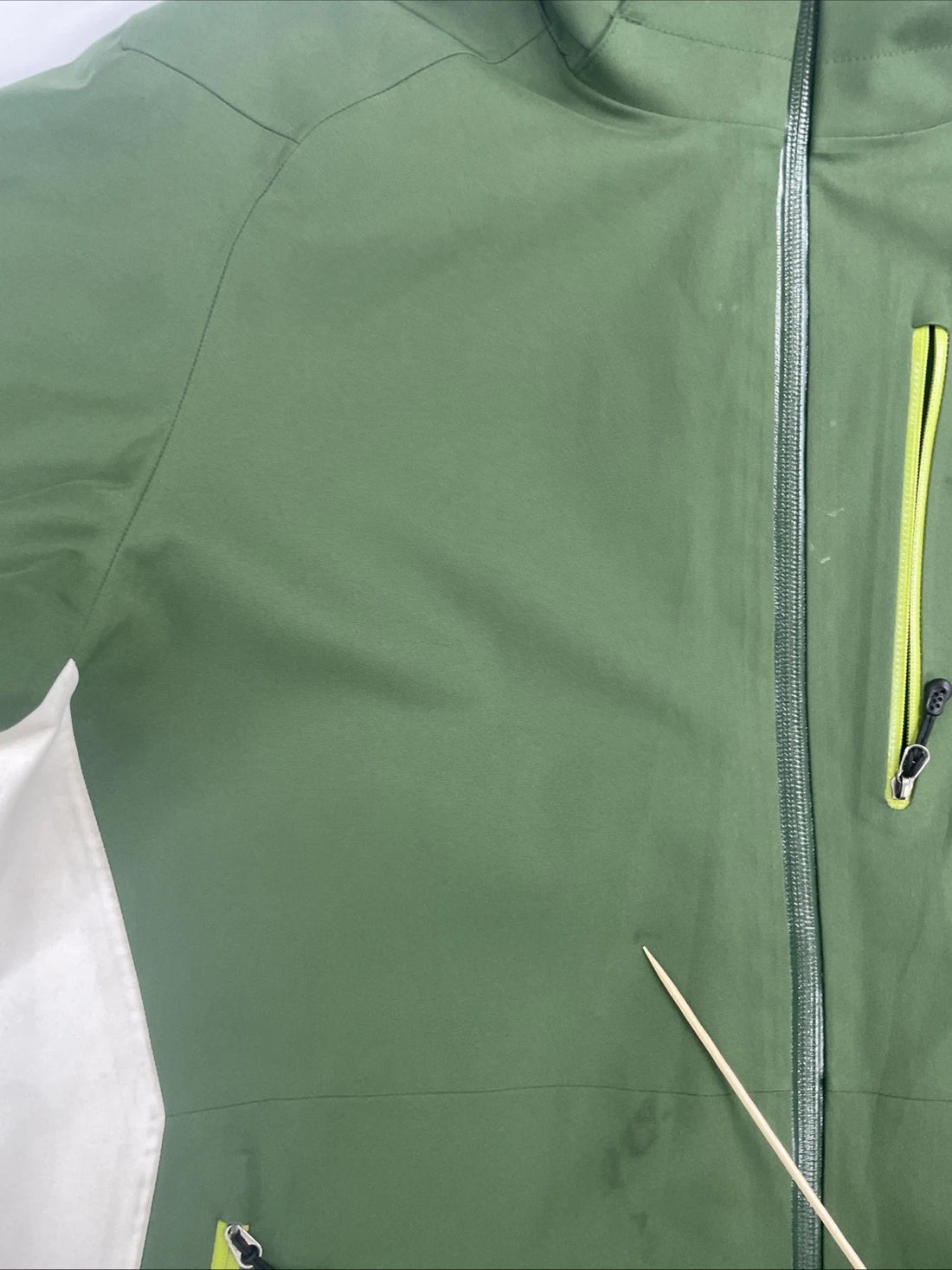 Patagonia Powder Bowl Jacket Size Large Green Insulated