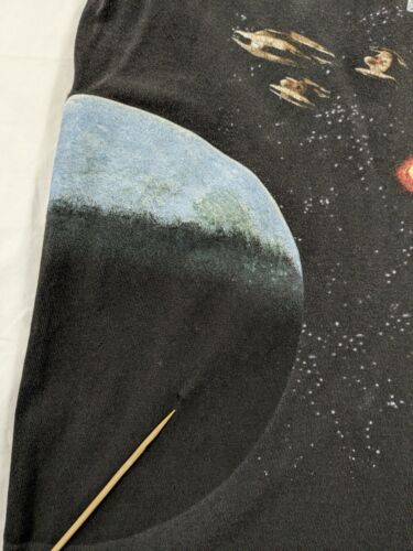 Vintage Star Wars Episode I Starships T-Shirt 2XL All Over Print Movie Promo