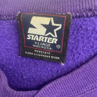 Vintage Minnesota Vikings Starter Sweatshirt Crewneck Size XL NFL