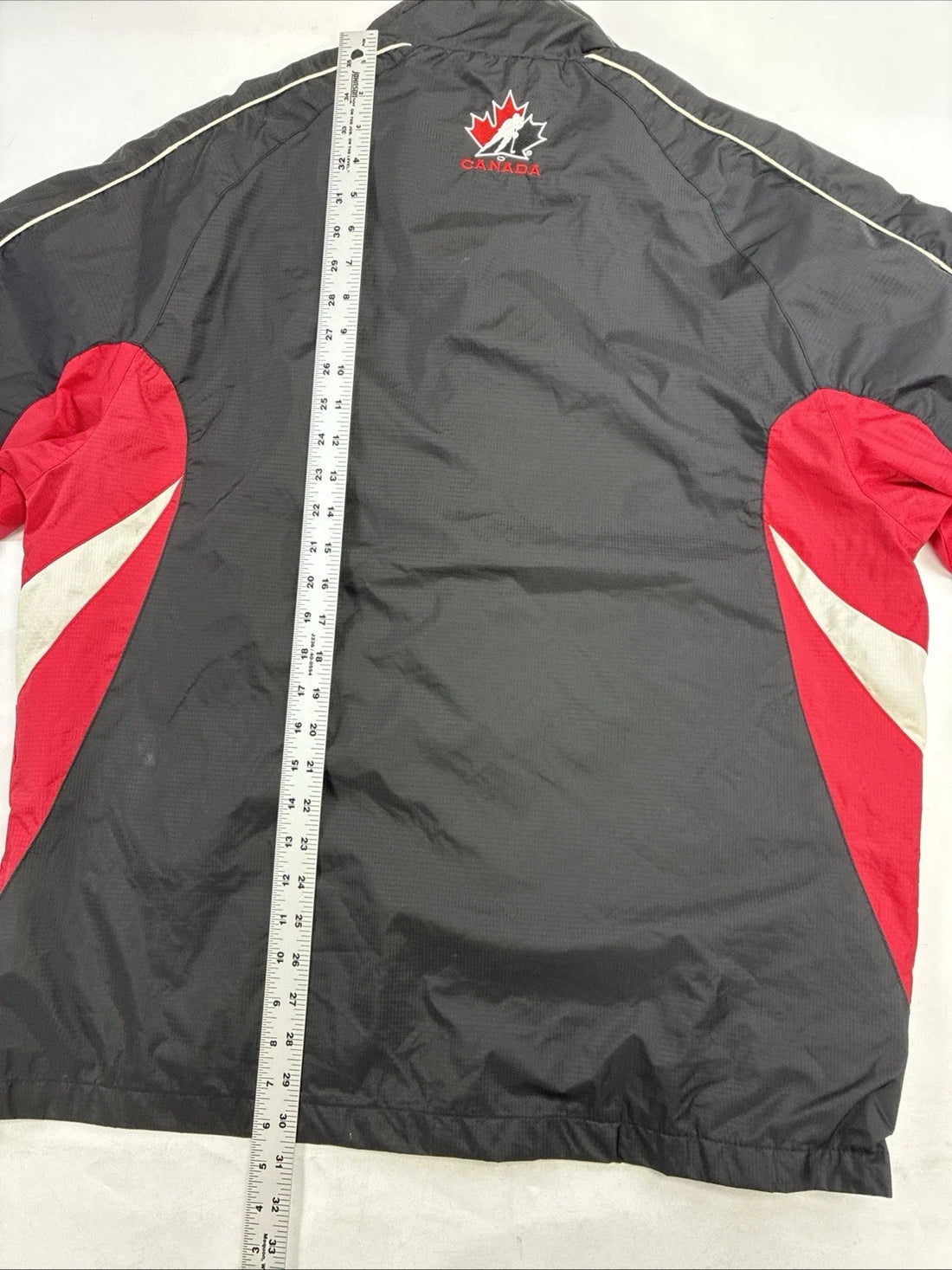 Team Canada Hockey Windbreaker Light Jacket Size Large IIHF