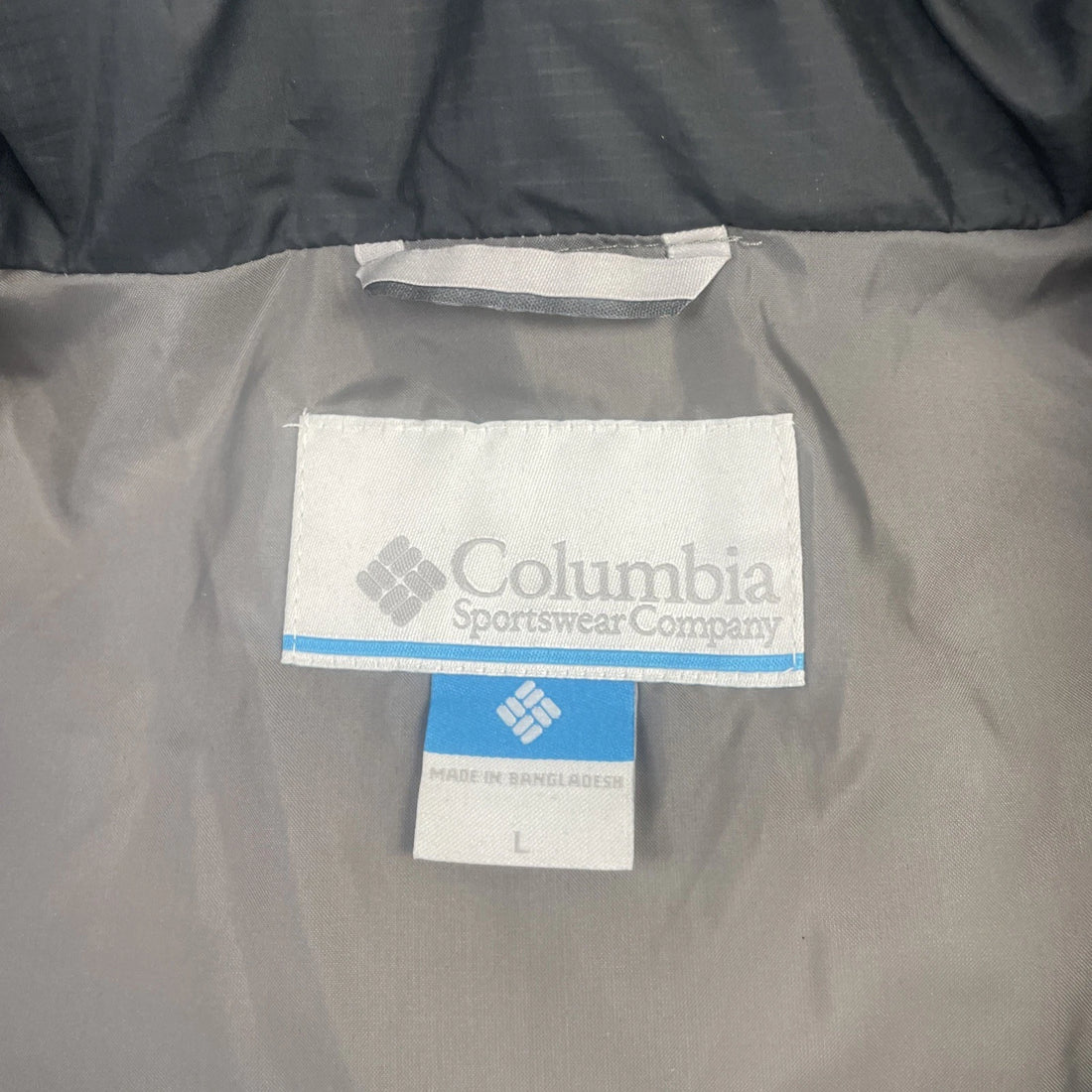 Columbia Puffer Jacket Size Large Insulated Gray