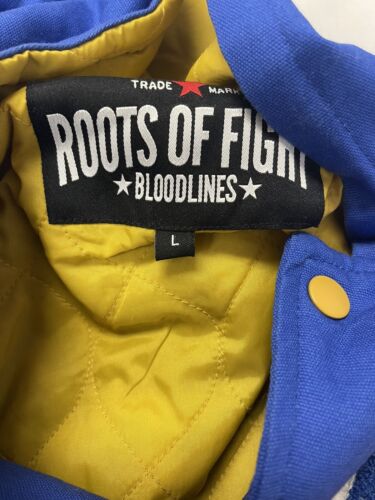 Vintage Mike Tyson Roots of Fight Bloodlines Catskill Jacket Large Boxing
