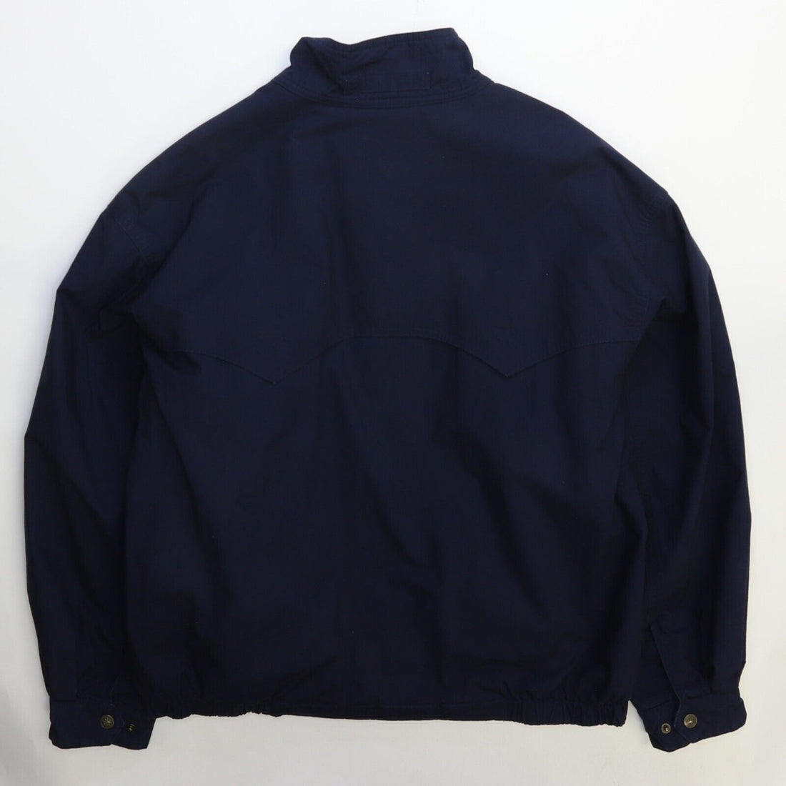 Vintage Land's End Bomber Jacket Size Large Blue