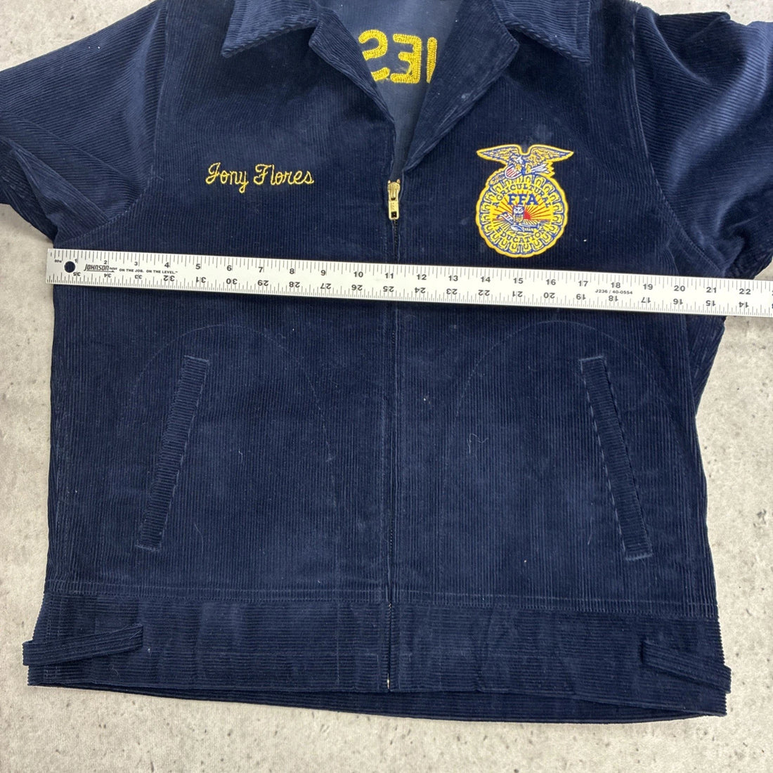 Minnesota Sleepy Eye FFA Corduroy Work Jacket Size 38