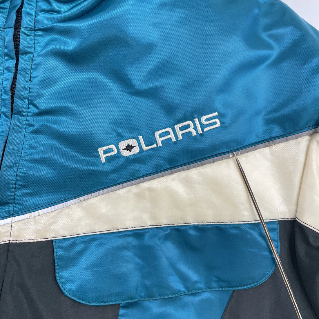 Vintage Polaris Snowmobile Racing Jacket Size Large