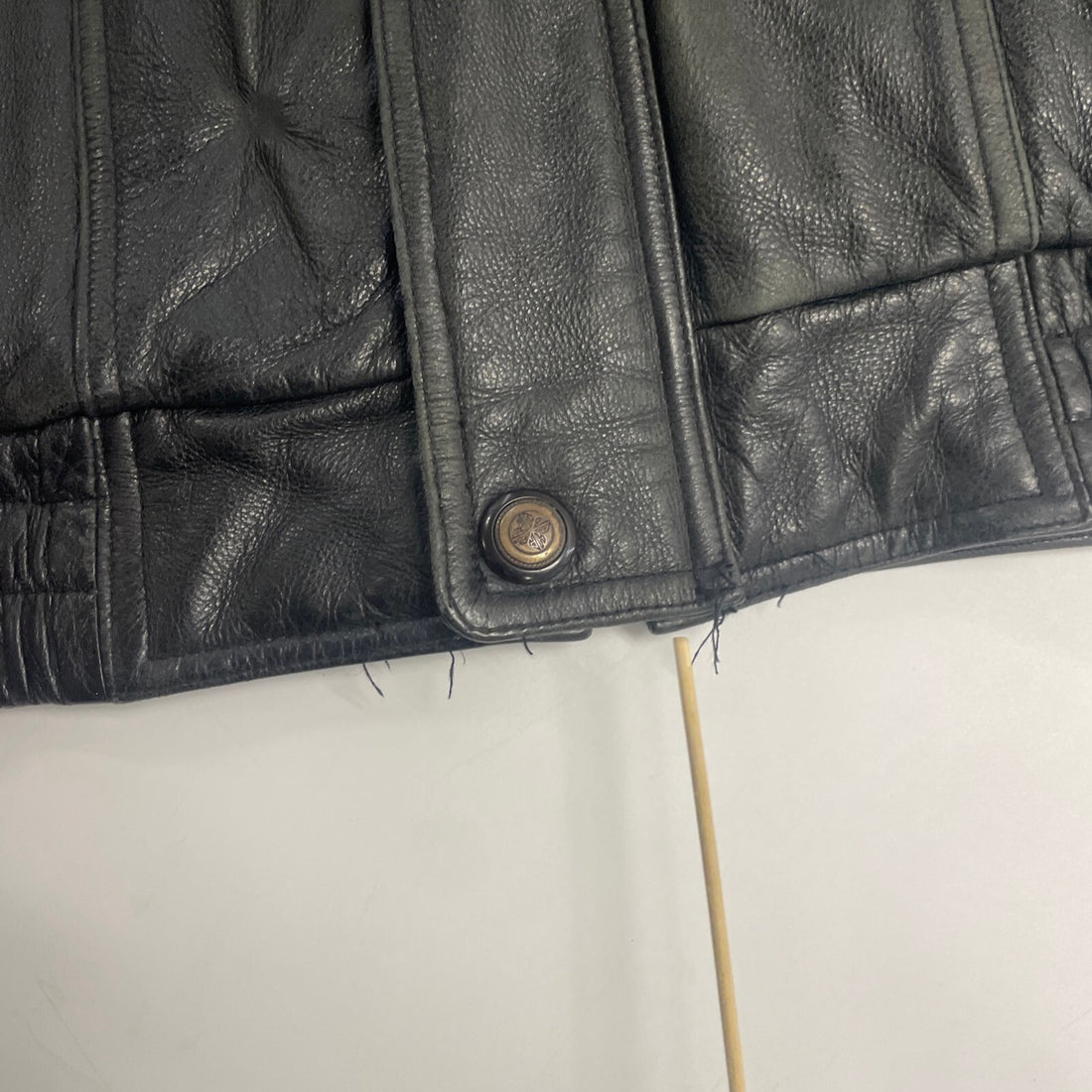 Vintage Danier Leather Bomber Jacket Sherpa Collar Size Large