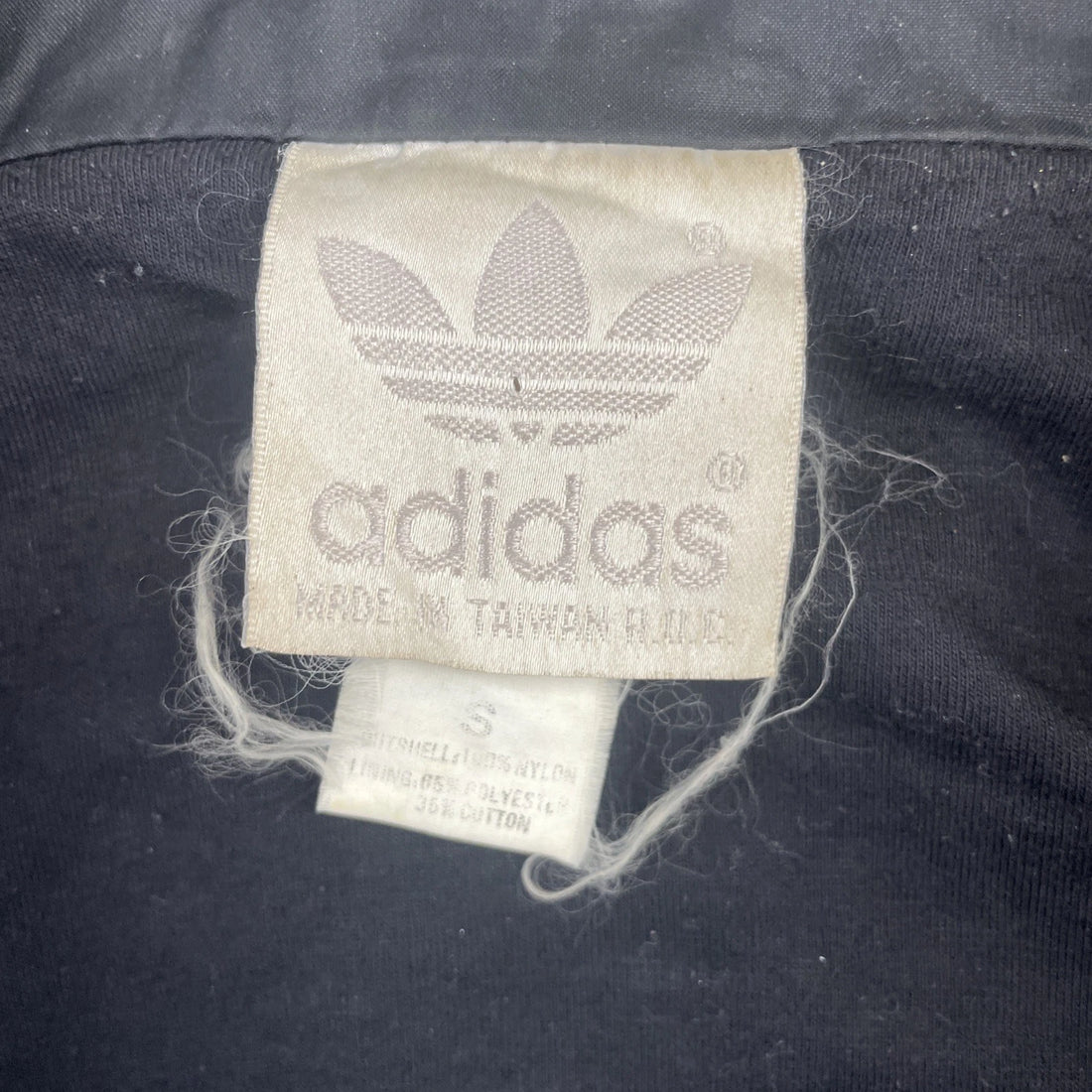 Vintage Adidas Trefoil Windbreaker Light Jacket Size Small