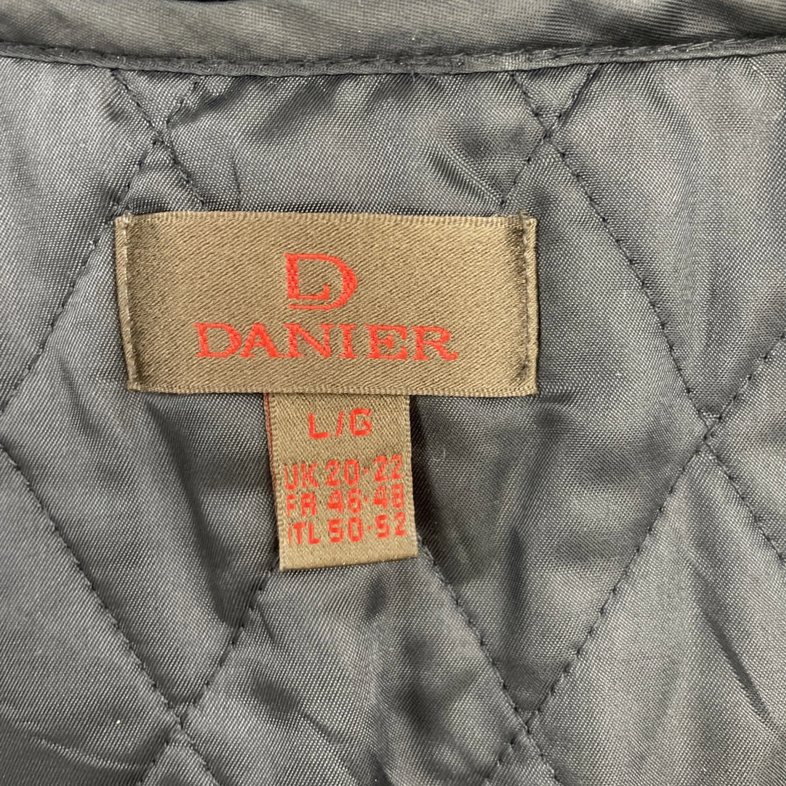 Danier Leather Coat Jacket Womens Size Large Black