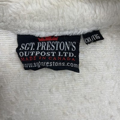 Vintage Preston's Wolf Pack Fleece Jacket Size 2XL