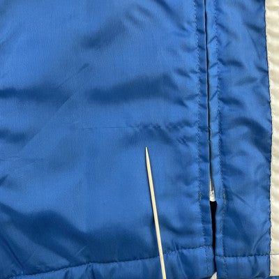 Vintage Bowman Life Bolts Racing Jacket Size XL Blue