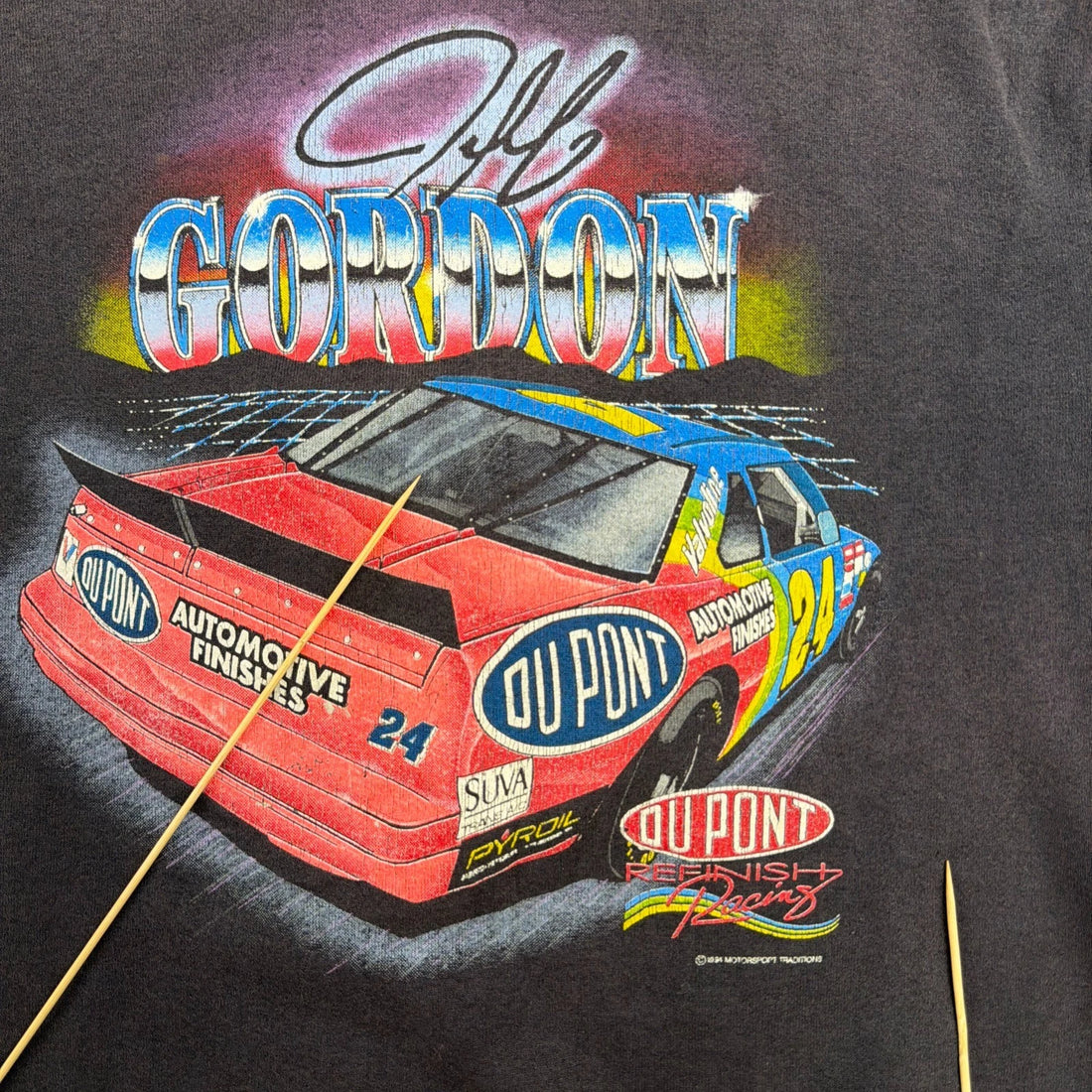 Vintage Jeff Gordon Dupont Racing Crewneck Sweatshirt Size Large 90s