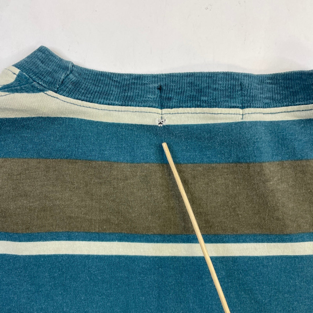 Vintage Eddie Bauer Pocket T-Shirt Size Medium Striped