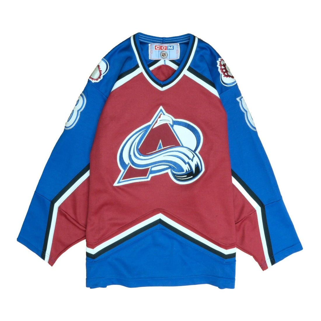 Vintage 1990s Colorado Avalanche NHL Starter Blank Jersey / 