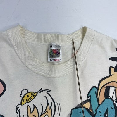 Vintage Flintstones Cartoon Network Wacky Racing T-Shirt XL All Over Print 1996