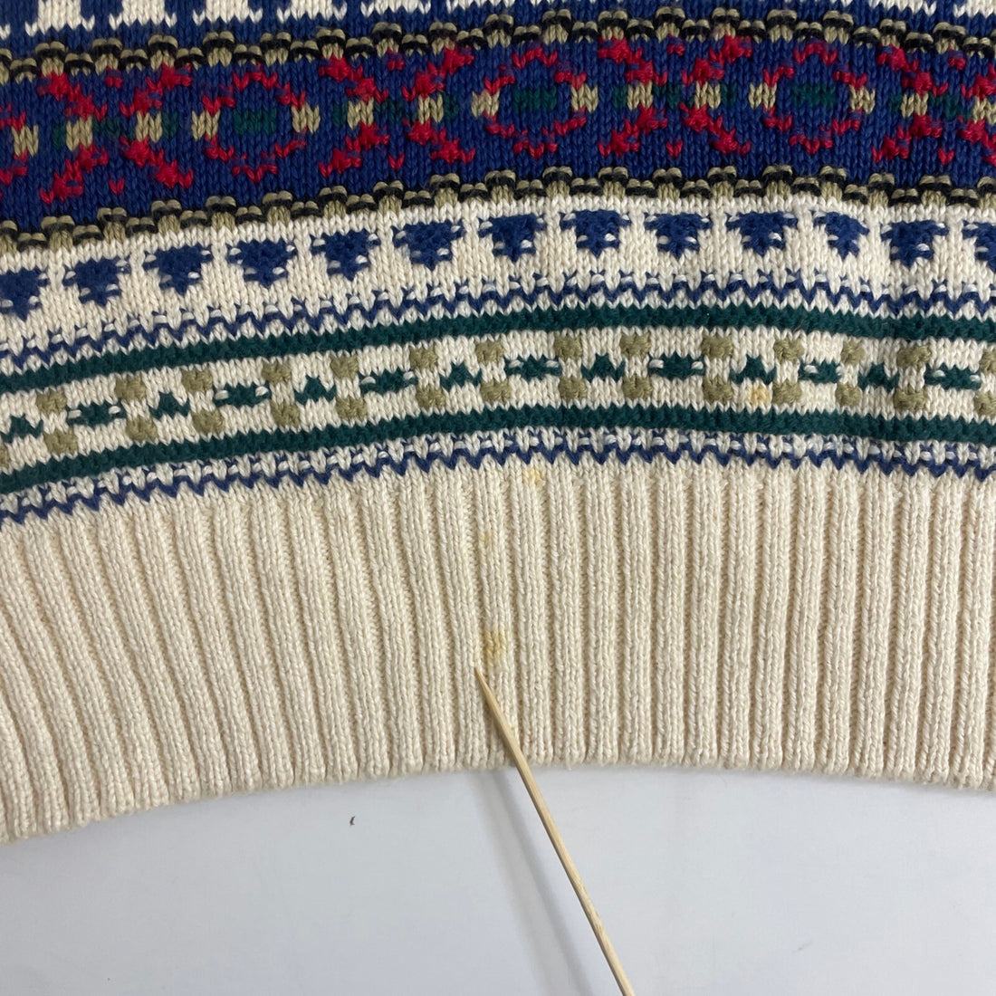 Vintage Peconic Bay Traders Crewneck Sweater Size Large Fair Isle
