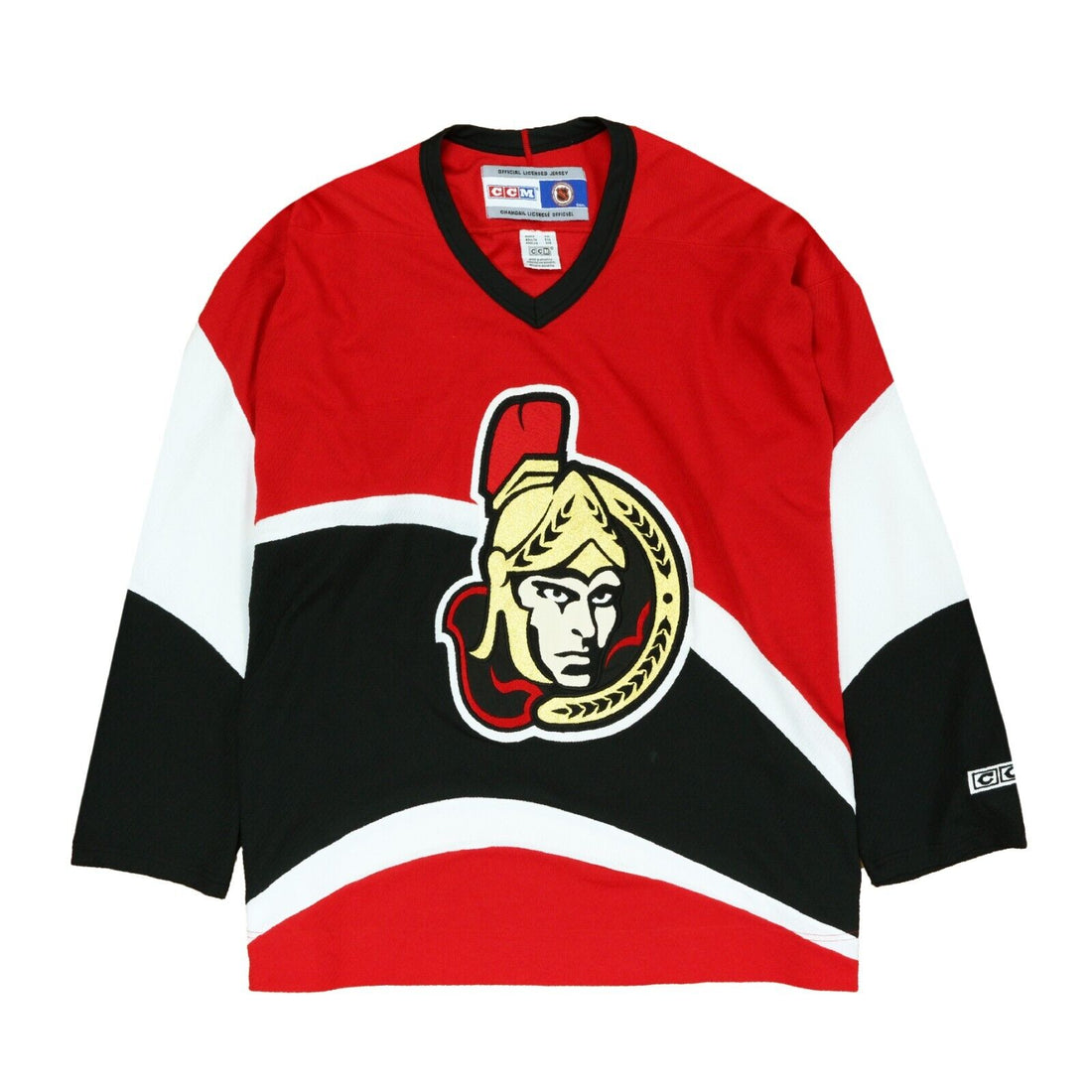 Vintage Ottawa Senators CCM Hockey Jersey Size 2XL Red 90s NHL