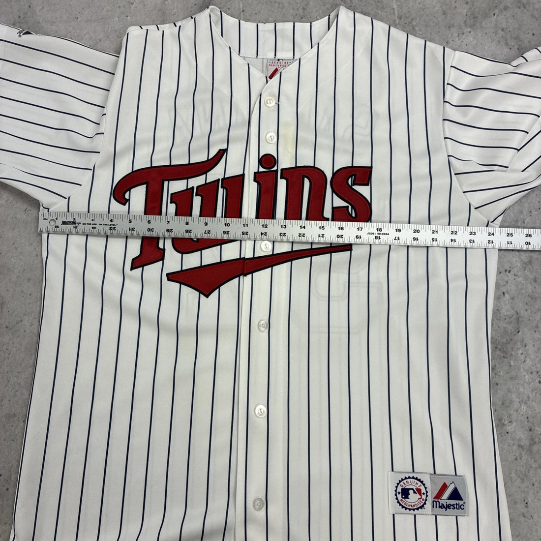Minnesota Twins Johan Santana Majestic Jersey Size Large MLB