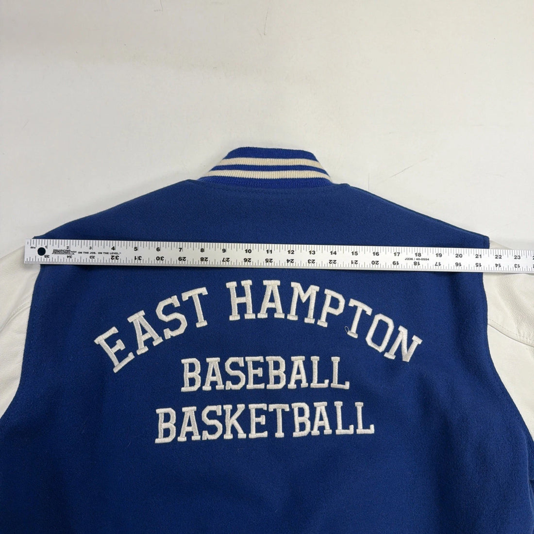 Vintage East Hampton Baseball Basketball Wool Varsity Letterman Jacket Large