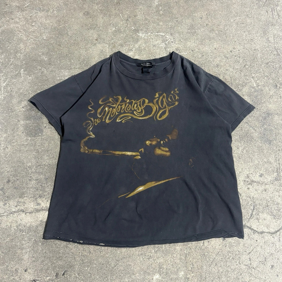 Vintage Notorious BIG Rap Tee T-Shirt XL Biggie Smalls Hip Hop 2005