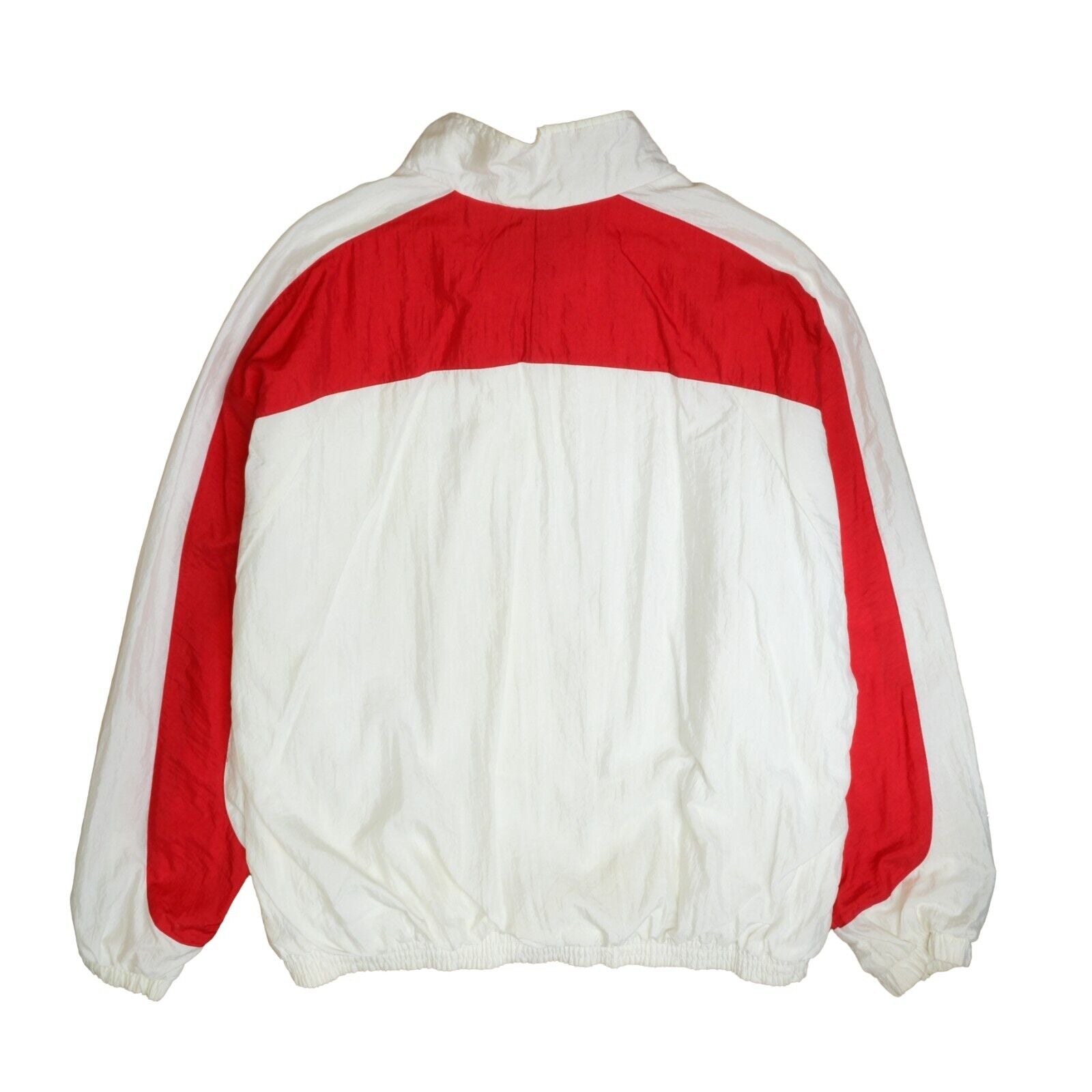 Vintage Nike Windbreaker Jacket Size 2XL White Red Throwback Vault