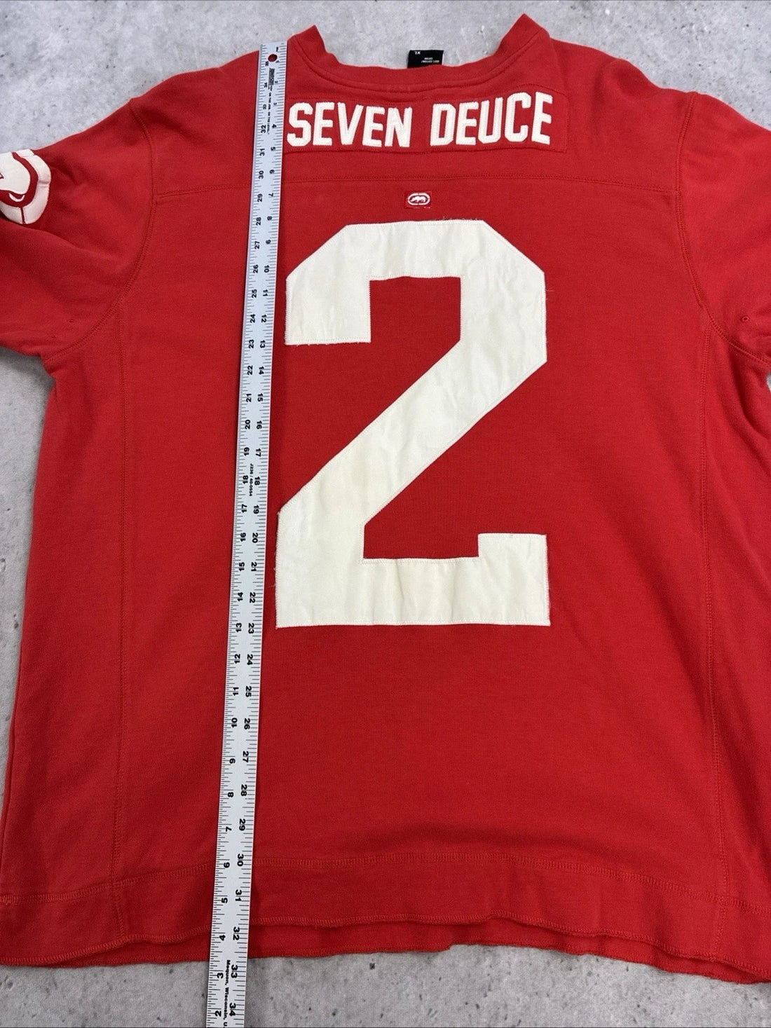 Vintage Ecko Seven Deuce Football Jersey Shirt Size XL Y2K