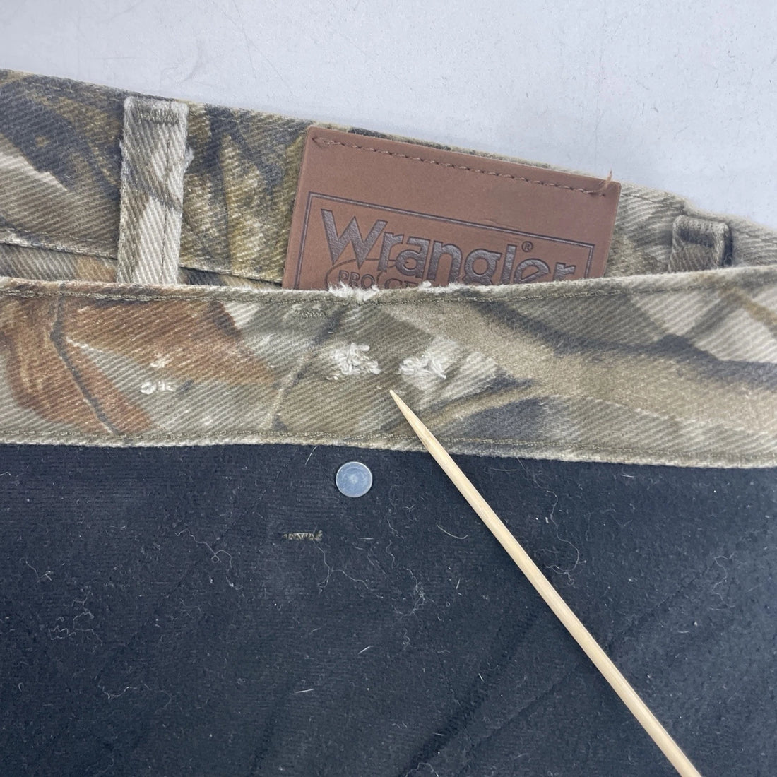 Vintage Wrangler Pro Gear Realtree Hardwoods Camo Pants 40 X 32 Fleece Lined