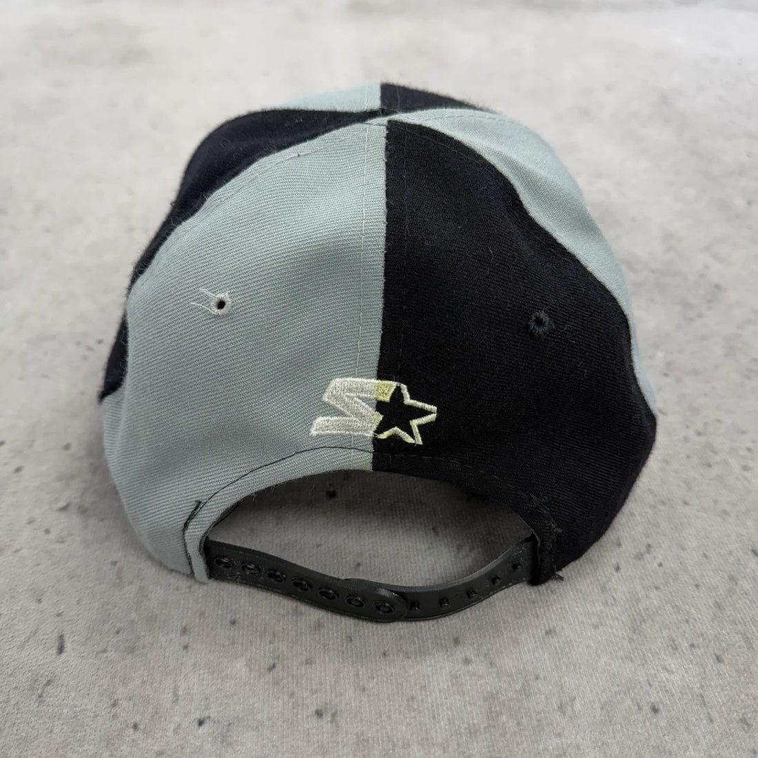 San Antonio Spurs Pinwheel Starter Wool Snapback Hat Cap OSFA NBA
