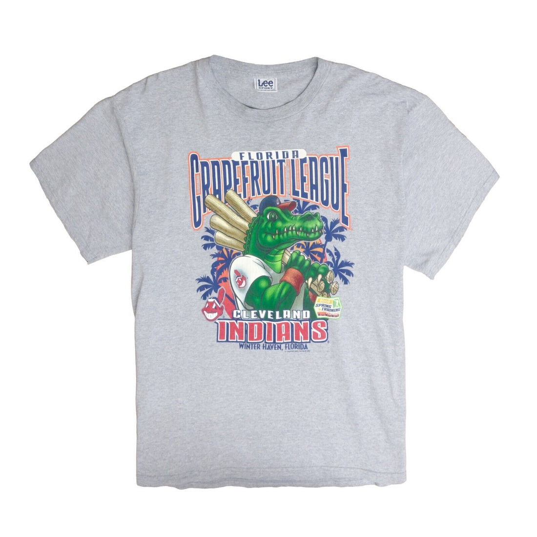 Vintage Cleveland Indians Grapefruit League Florida T-Shirt Size XL MLB