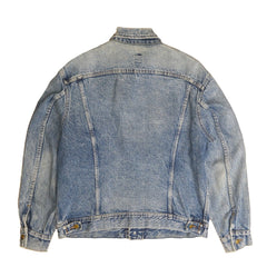 Lee 220J USA製 46~48? PATD-153438 Vintage Lee Riders PATD 153438 Mens Black Denim Jean Jacket