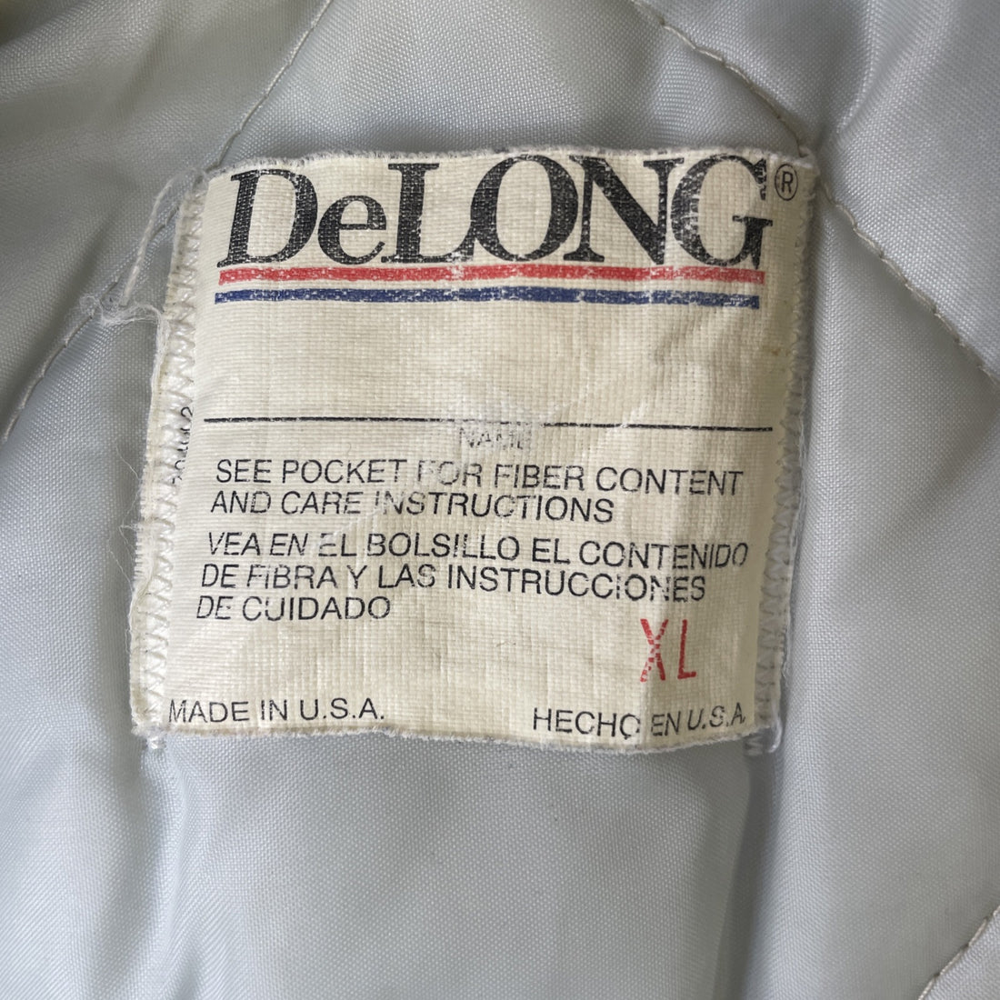 Vintage Eastwood DeLong Bomber Jacket Size XL