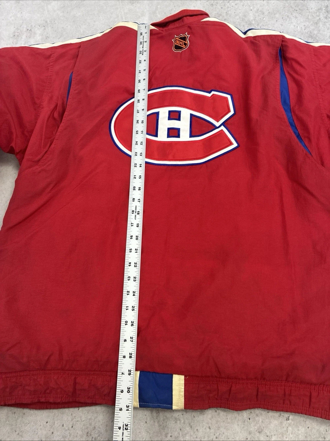 Vintage Montreal Canadiens Starter Puffer Jacket Size Large NHL