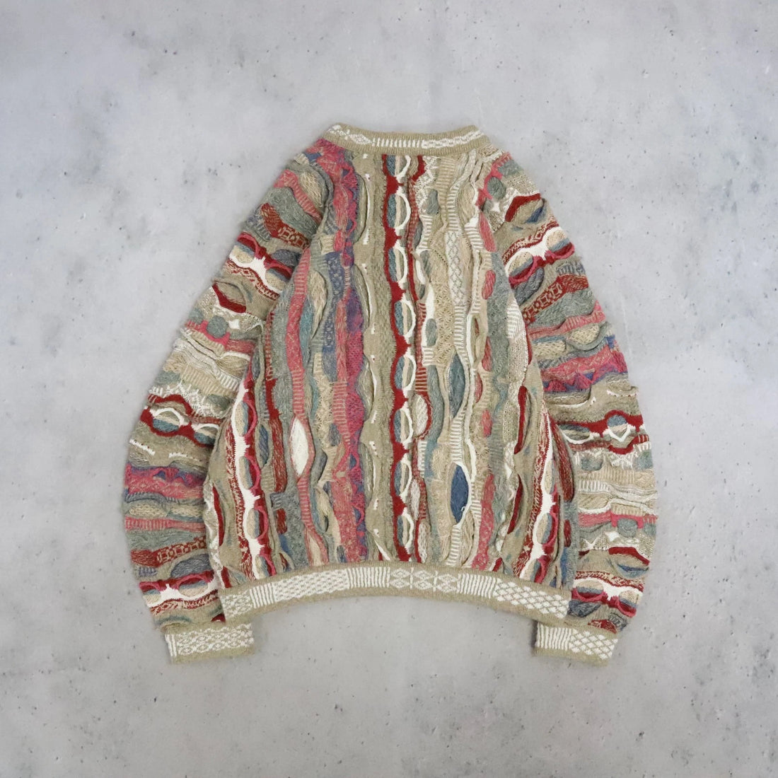 Coogi Classic 3D Knit Crewneck Sweater Size Large