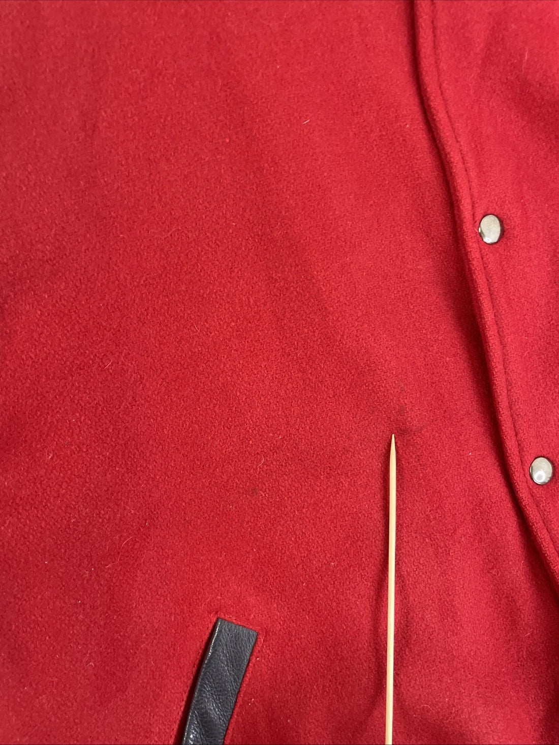 Vintage Oshawa Minor Generals Hockey Leather Wool Varsity Jacket XL Tall