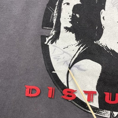 Vintage Disturbed Giant T-Shirt Size 3XL Band Tee 2002