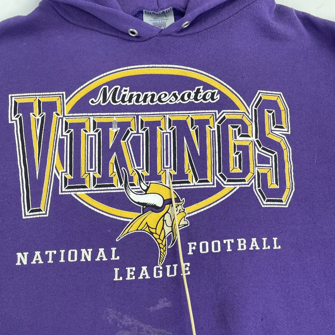 Vintage Minnesota Vikings Sweatshirt Hoodie Size XL NFL
