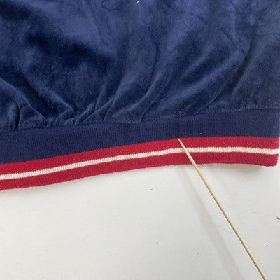 Vintage Pierre Cardin Velour Light Track Jacket Size Large Y2K