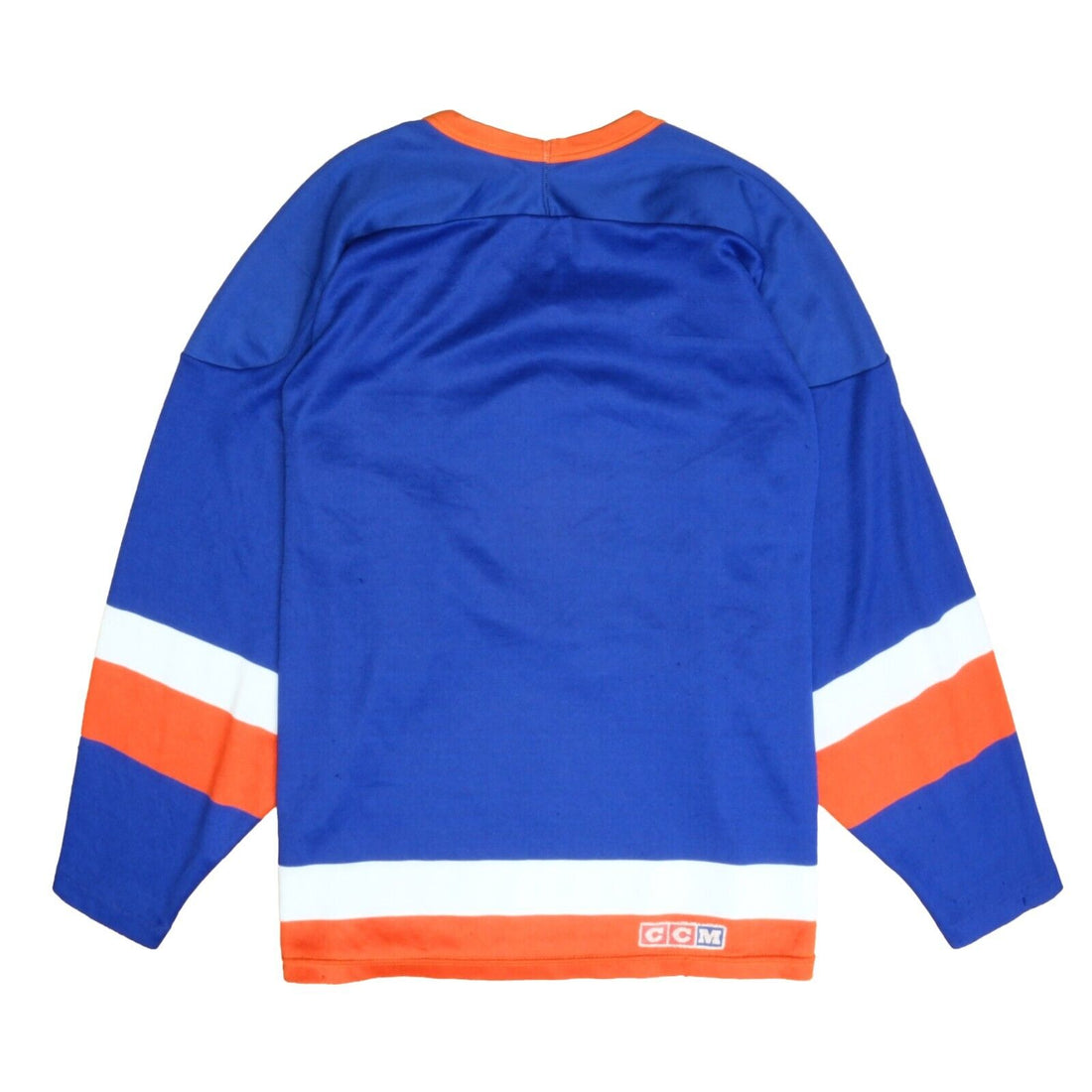 Vintage New York Islanders CCM Maska Jersey Size Large Blue NHL