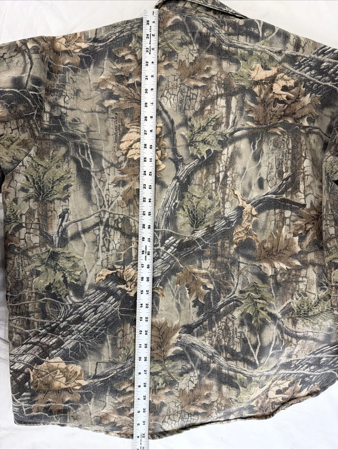 Trail Crest Superflauge Game Camo Button Up Shirt Size 3XL