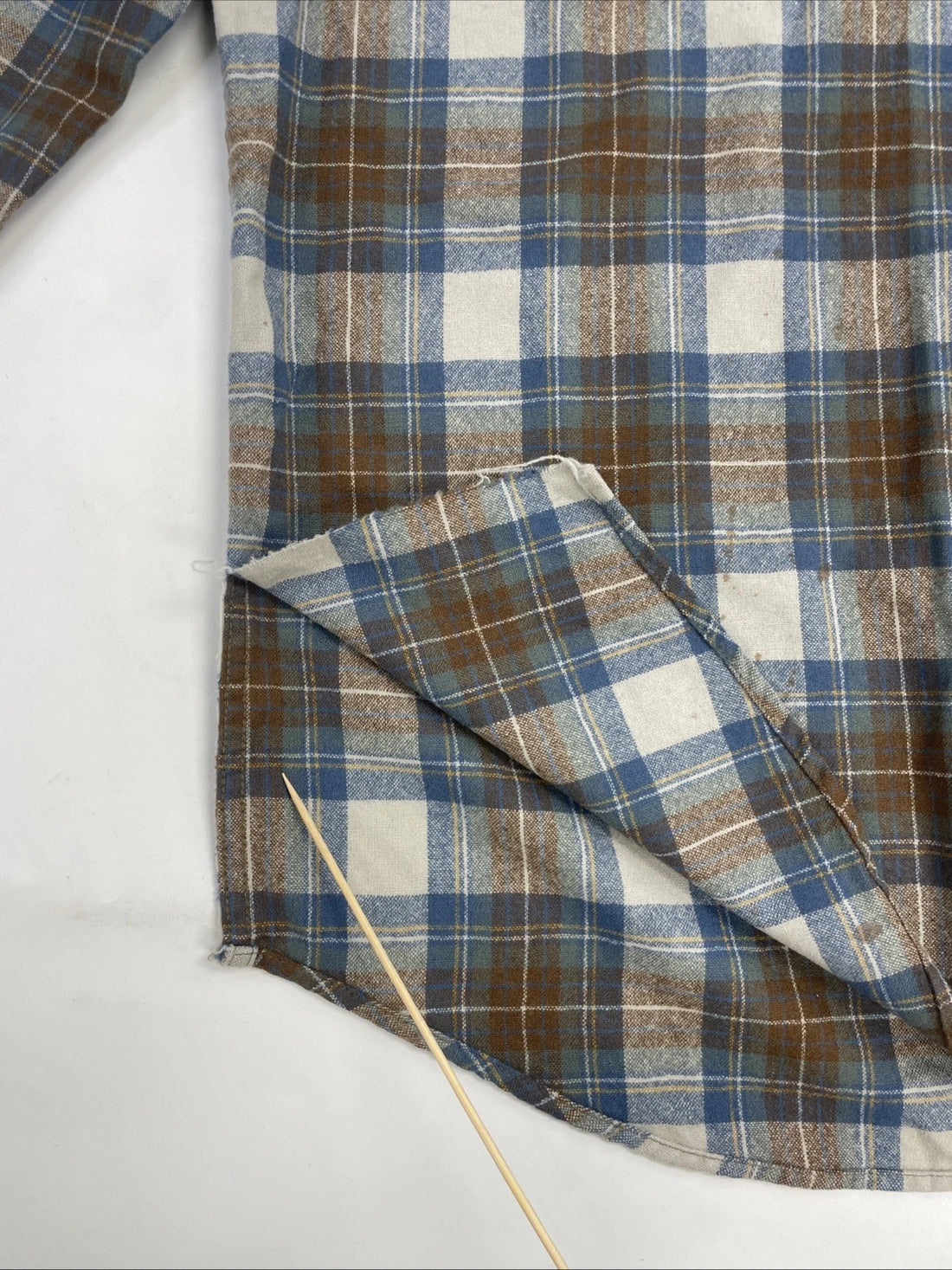 Pendleton Wool Fireside Button Up Shirt Size XL Long Plaid