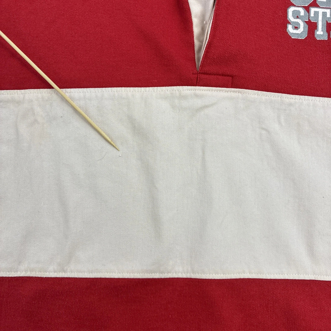 Vintage Ohio State Buckeyes Logo 7 Rugby Shirt Size Large NCAA