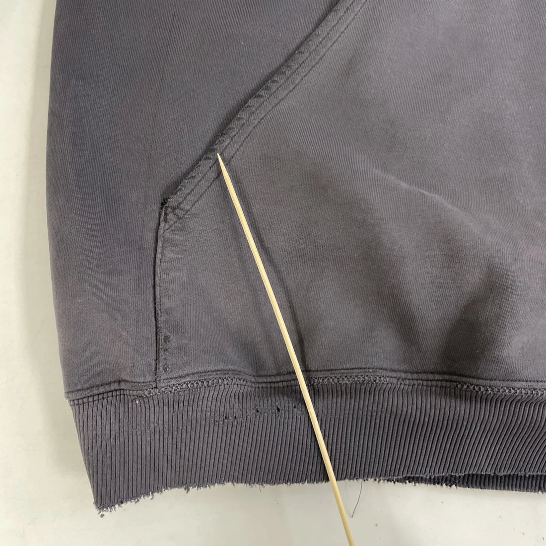 Carhartt Sweatshirt Hoodie Size XL Black Distressed