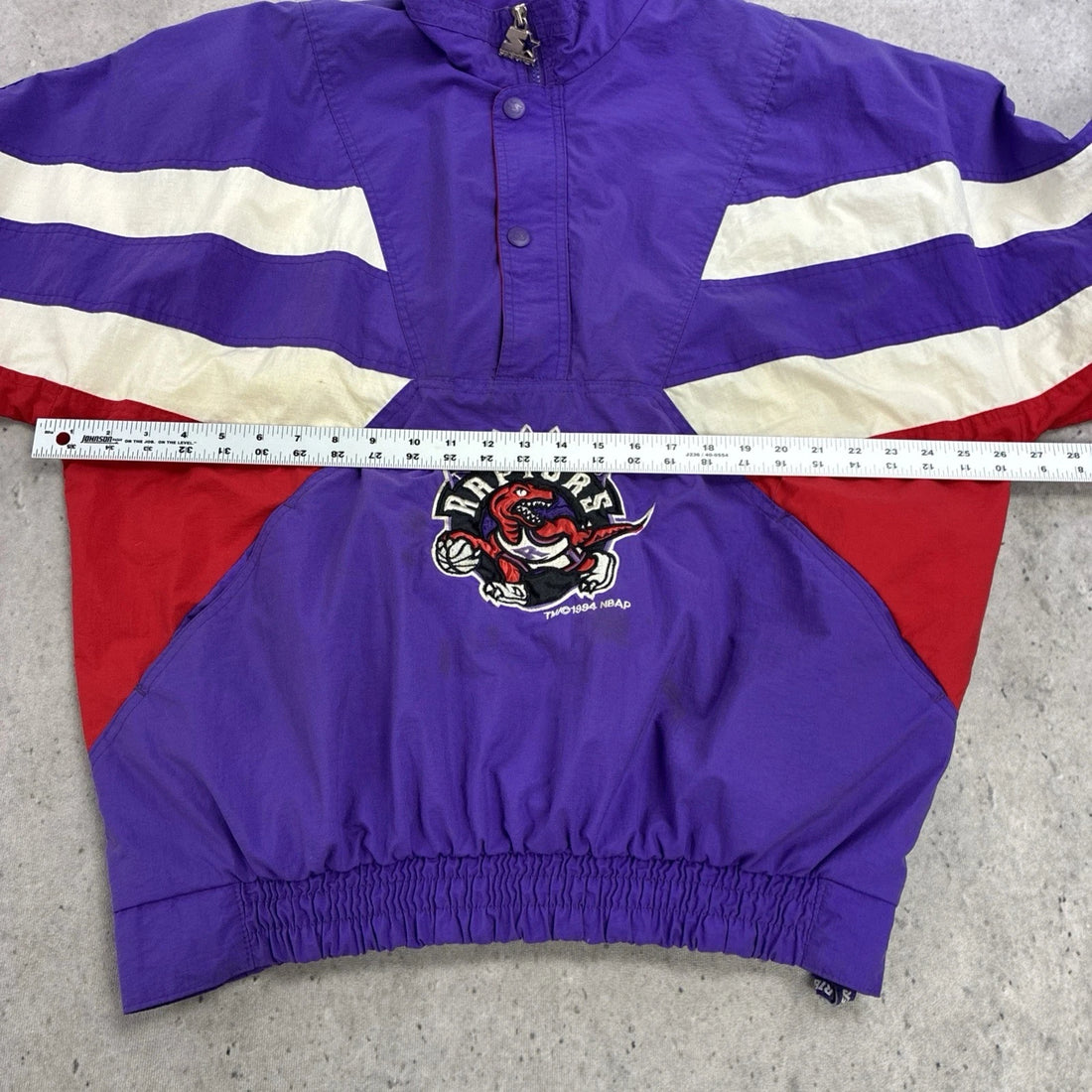 Toronto Raptors Starter Windbreaker Light Jacket Size XL 90s NBA
