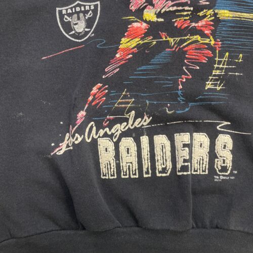 Vintage Los Angeles Raiders Sweatshirt Crewneck Size Large 90s NFL